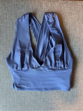 Urban Outfitters Lavender Blue Cross-Back Going Out Top